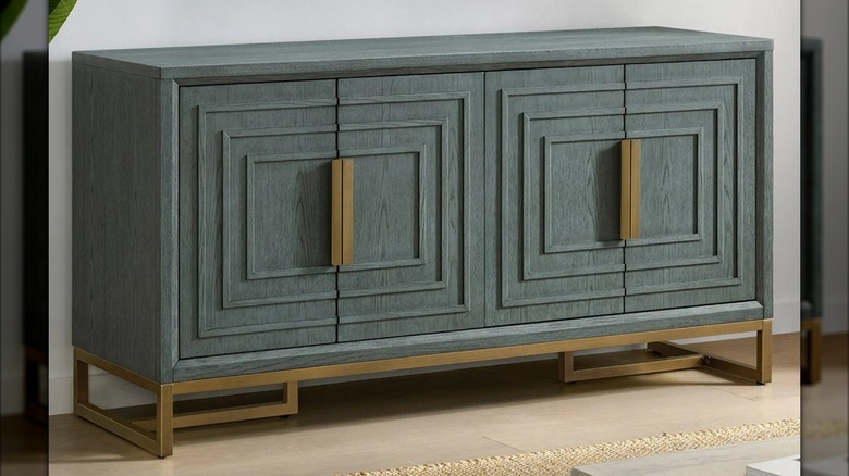 Thomasville Alessia 60" Accent Cabinet in entryway