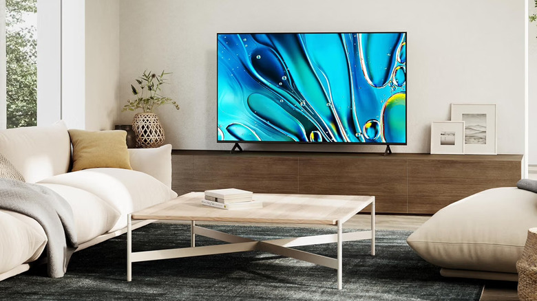 Sony's BRAVIA 3 LED 4K HDR Smart Google TV in a cozy living room