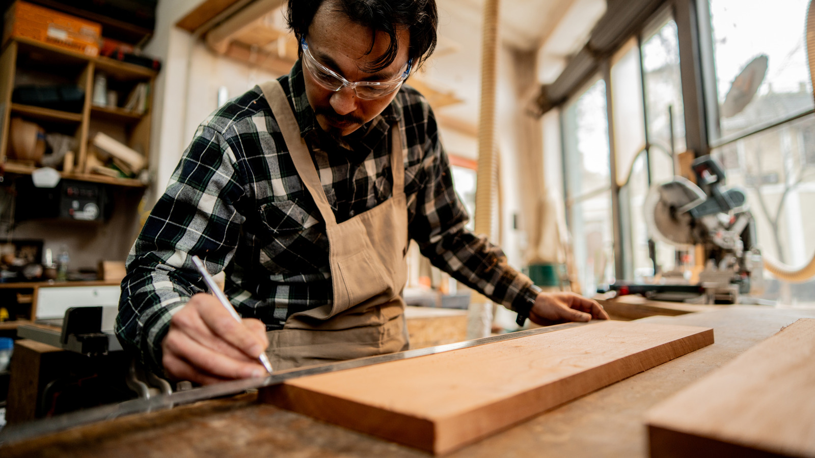 Transform A Simple Plank Of Wood Into A Chic Countertop Tray With Thrifted Door Knobs