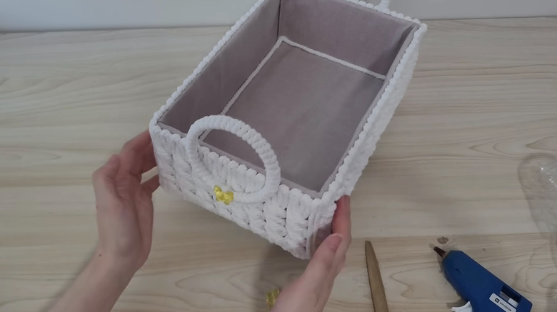 decorative box made from cardboard