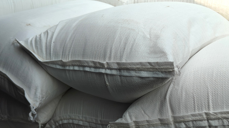 Pile of old pillows