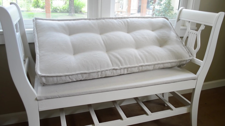 White French-style bench