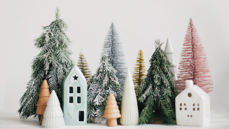 mini Christmas tree decorations
