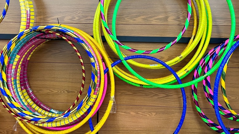 Multicolor hula hoops for sale