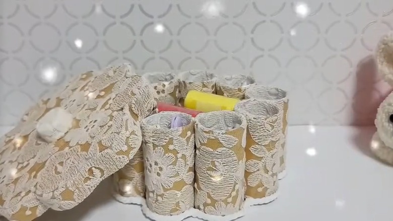 DIY storage container with matching lid