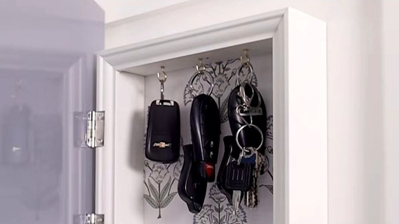 Key box made from IKEA items