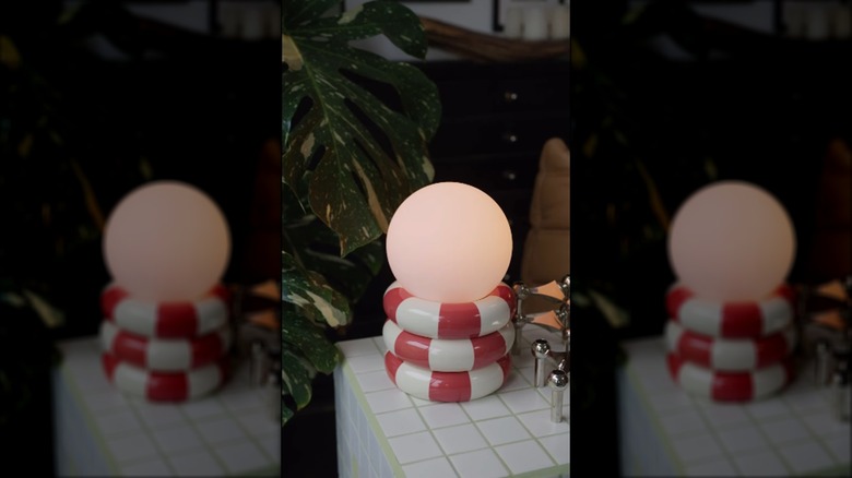 globe lamp DIY project