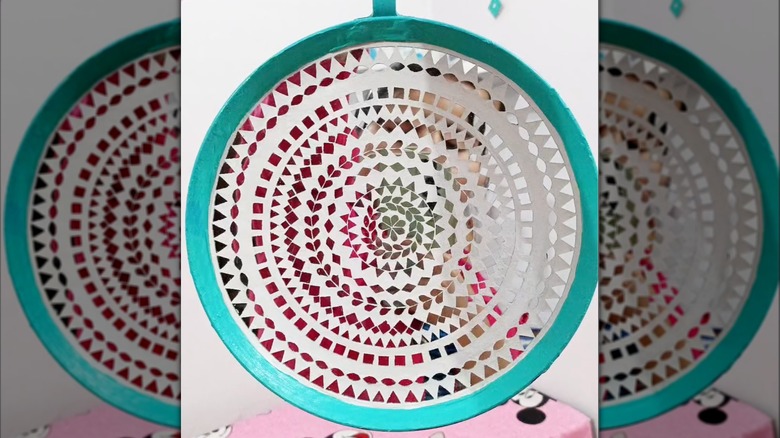 DIY mosaic with pan