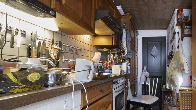 Turn An Old Shoe Box Into A Clever Storage Solution For Your Kitchen Countertop