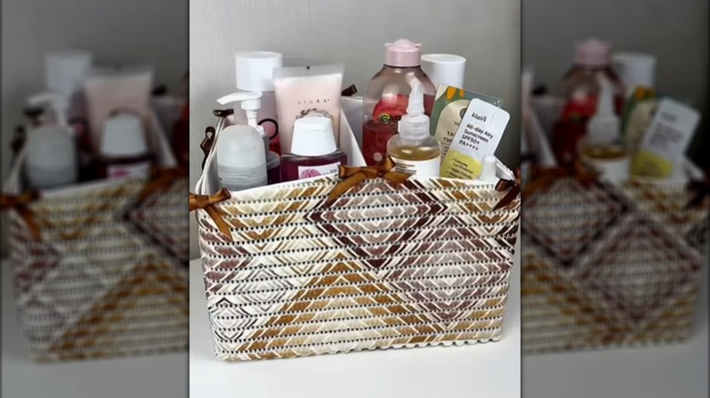 a storage container made from an old shoe box