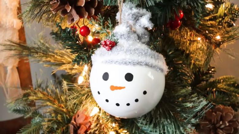 A single Lindt chocolate with presents