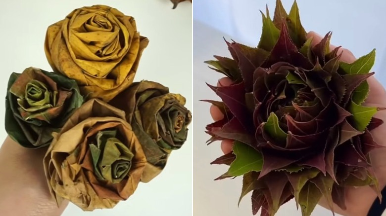 Turn Fallen Leaves Into A Creative Addition To Your Fall Floral ...
