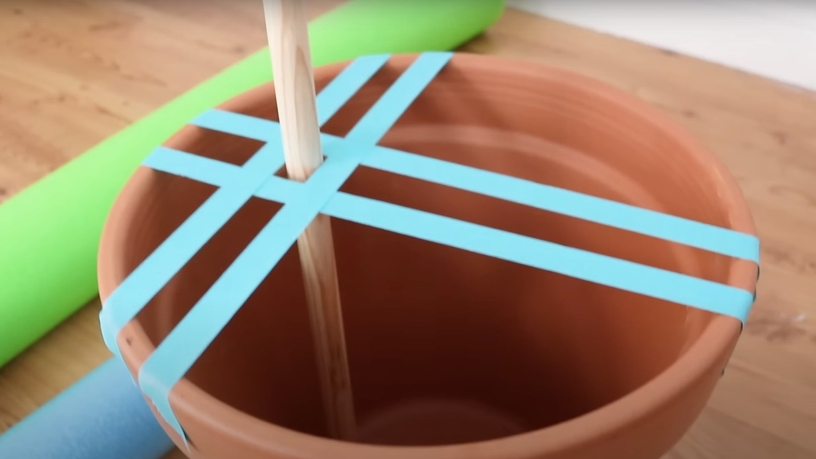 Turn Pool Noodles Into Unique Faux Cactus Decor With This Creative DIY