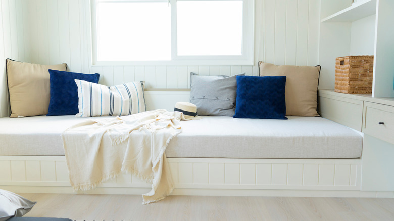 bedroom nook by the window