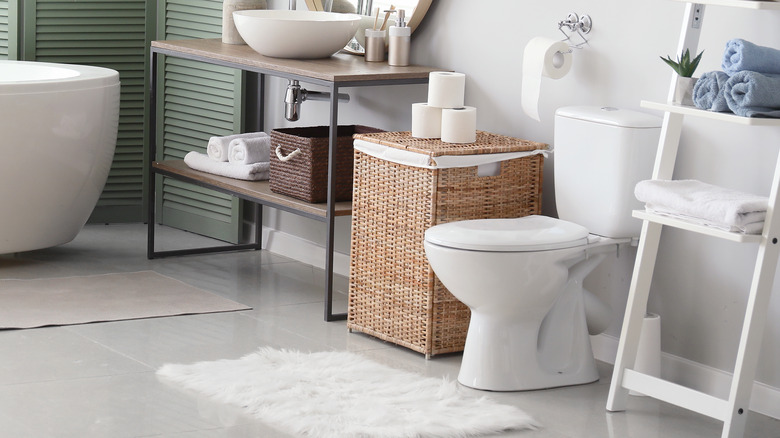 Elongated toilet bowl