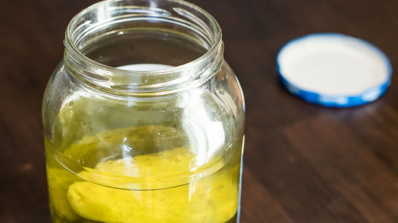 jar of pickle juice