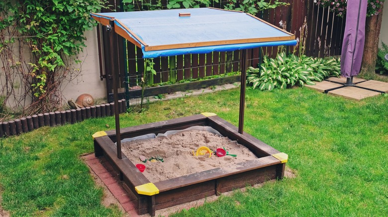 child's sandbox