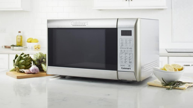 Cuisinart microwave on countertop