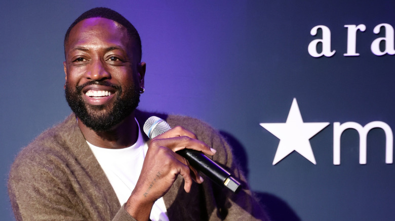 Dwyane Wade attends Macy's Aventura event hosted by Dwyane Wade, Global Brand Ambassador for Aramis Fragrances at Macy's Aventura on October 21, 2025 in North Miami, Florida.