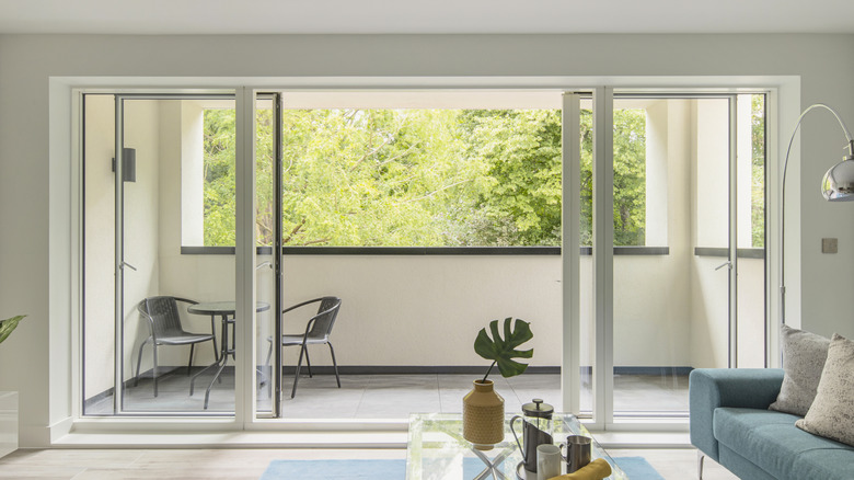 Sliding glass door
