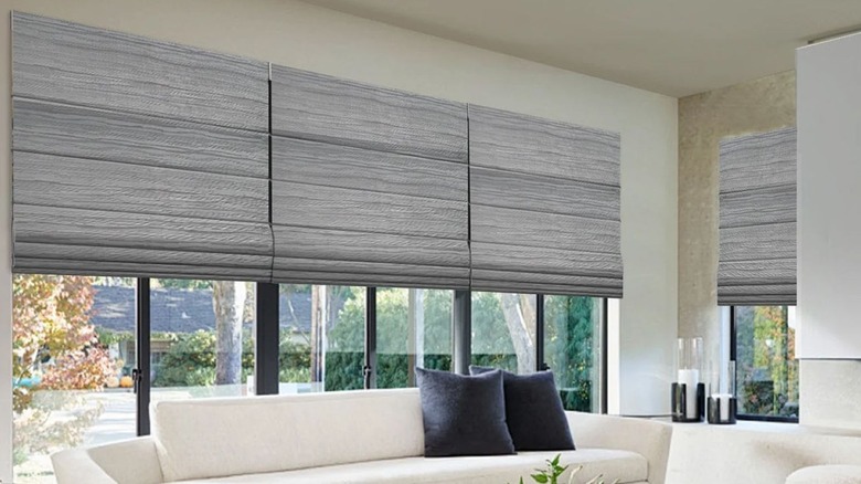 SmartWings Shades installed on living room windows