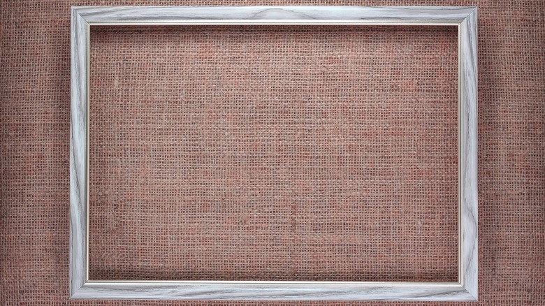 piece of burlap cloth 