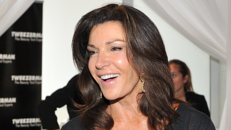 Hilary Farr smiling at event