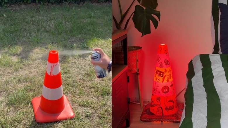 final look of cone lamp design
