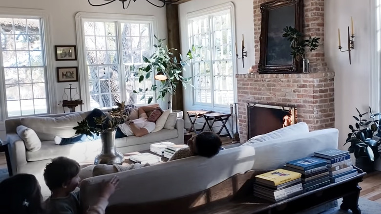 Joanna Gaines' living room 