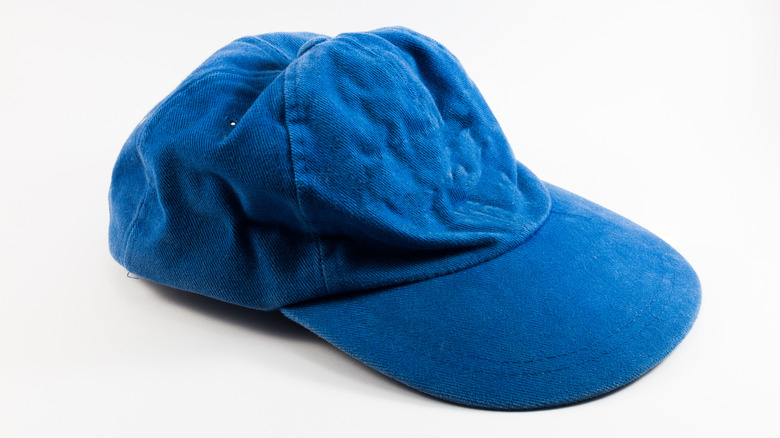 Rumpled baseball cap