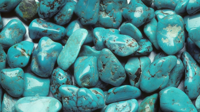 Brilliant turquoise stones