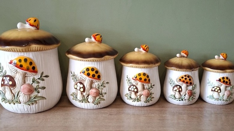Merry Mushroom jars