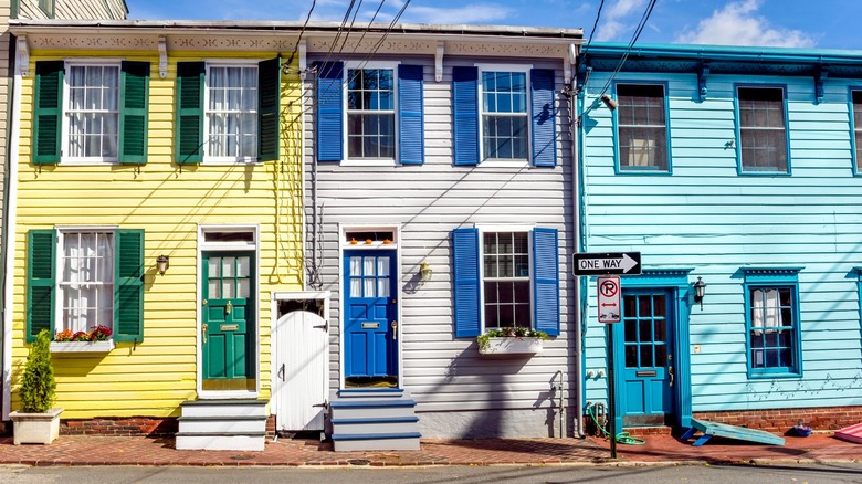 Vernacular homes in Annapolis 