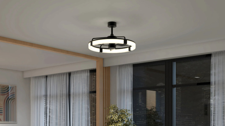 Artika Sunnyvale Fandelier hangs over a room