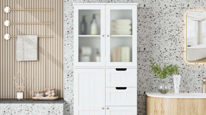 Homfa bathroom cabinet