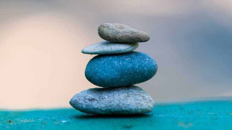 Stone tower balance