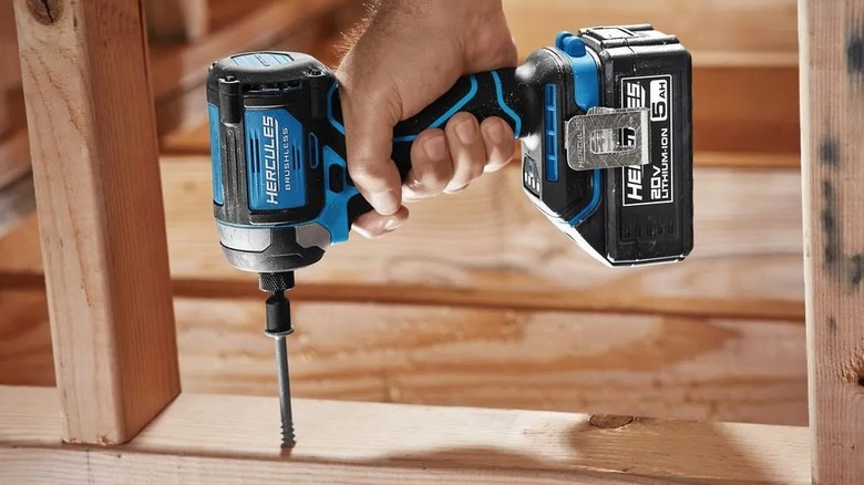 The Hercules 20V Cordless 1/4-Inch 3-Speed Impact Driver fro Harbor Freight