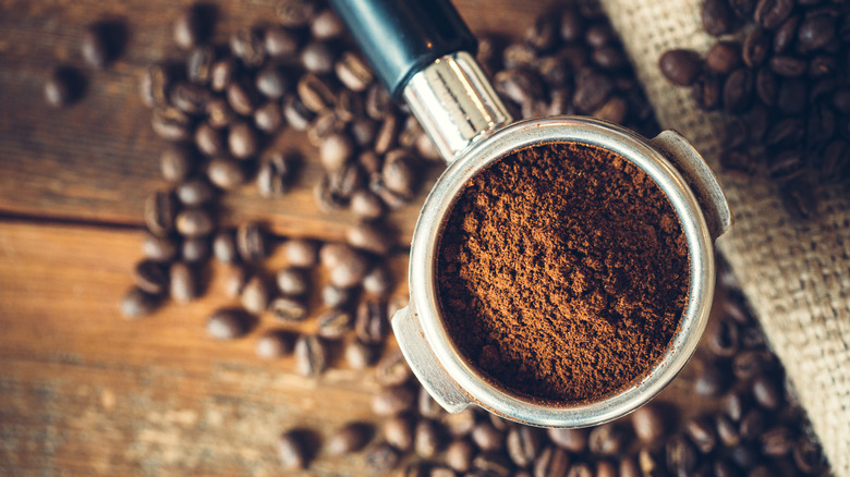 ground coffee