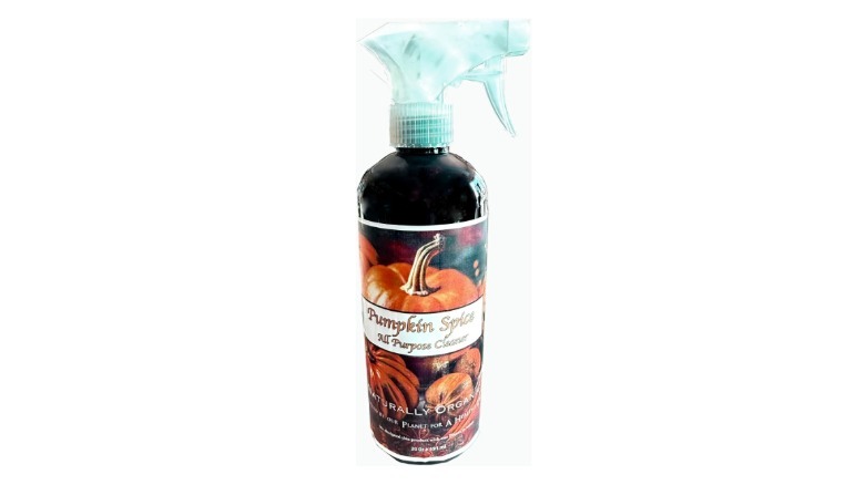 We Are Sunshine Cleaning pumpkin spice cleaner bottle