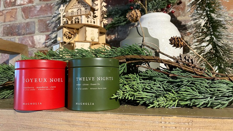 Joanna Gaines Magnolia holiday candles