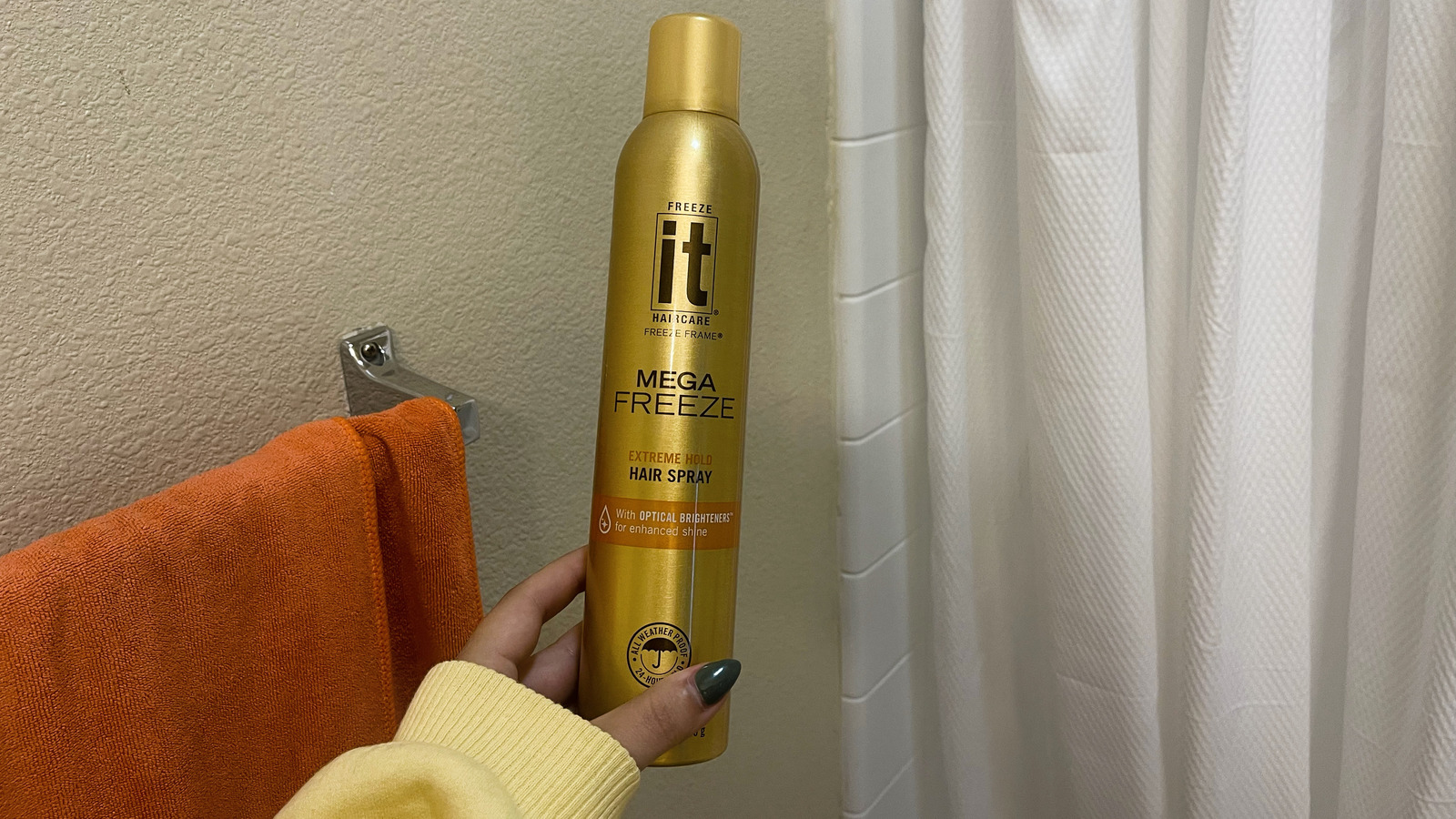 We Tried 3 Methods To Clean Hairspray Off Our Bathroom Walls And We