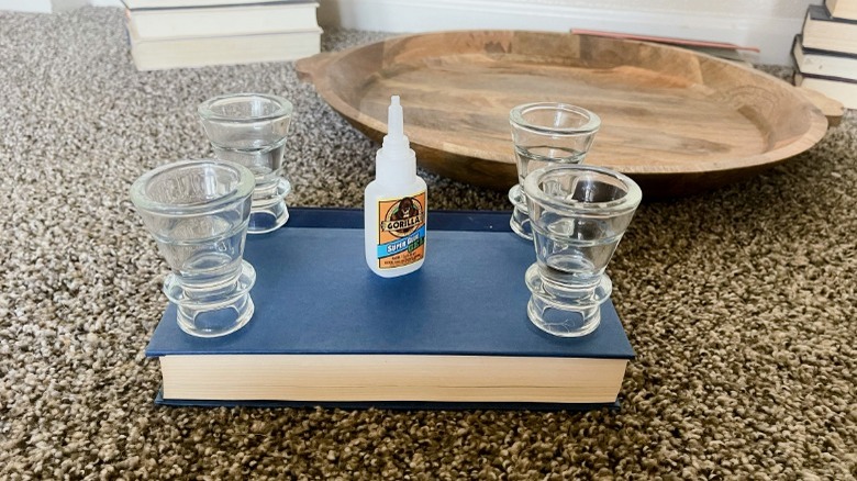 gluing DIY project