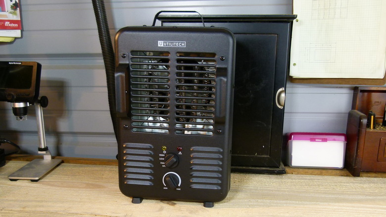 The Utilitech milkhouse electric space heater