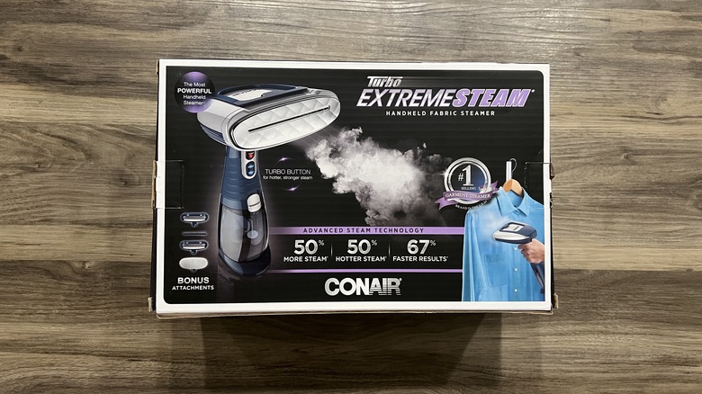 Conair ExtremeSteam garment steamer box
