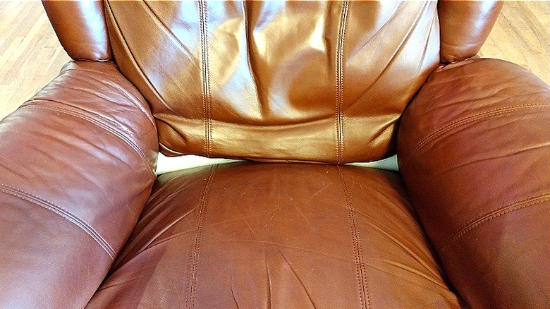 pool noodle in a recliner