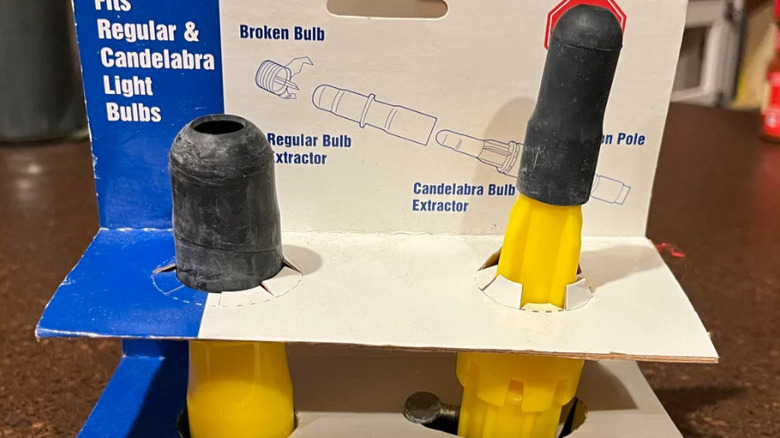 Broken bulb extractor kit still in its packaging