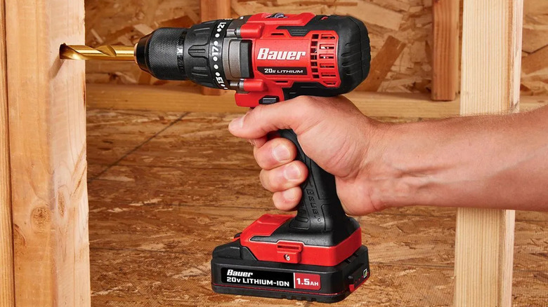 The mid-range Bauer cordless drill driver from Harbor Freight