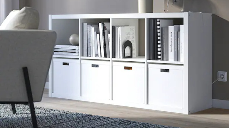 kallax shelf in a home