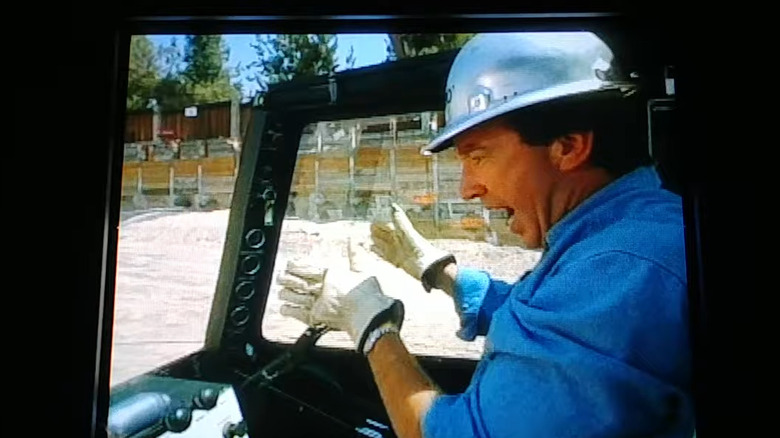 tim taylor using hydraulic construction equipment