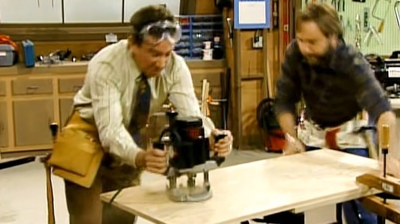 tim taylor using router improperly